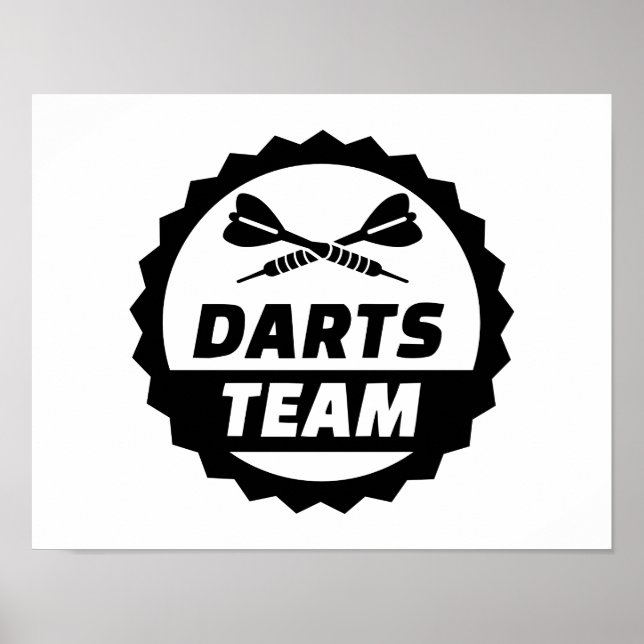 Póster Equipe Darts (Frente)