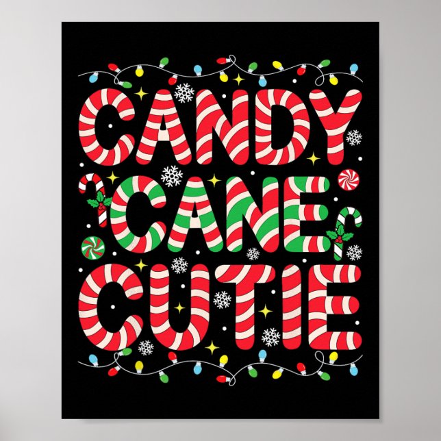 Poster Equipe de Amante de Cana de Açúcar de Natal Engraç (Frente)