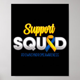 Poster Equipe de Apoio Conscientização da Síndrome de Dow