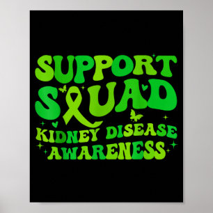 Poster Equipe de apoio conscientização doença renal drc v