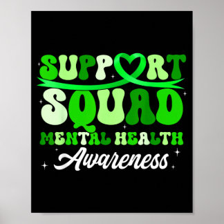Poster Equipe de Apoio Conscientização sobre Saúde Mental