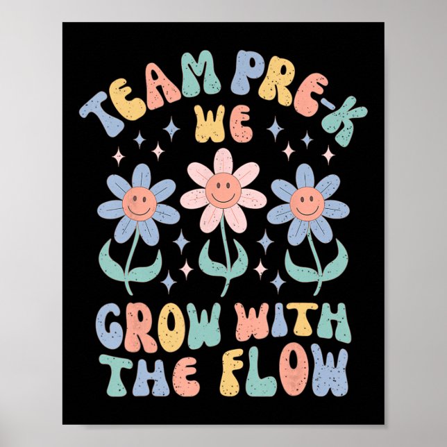 Poster Equipe de Apreciação de Professores de Pré-Escola  (Frente)