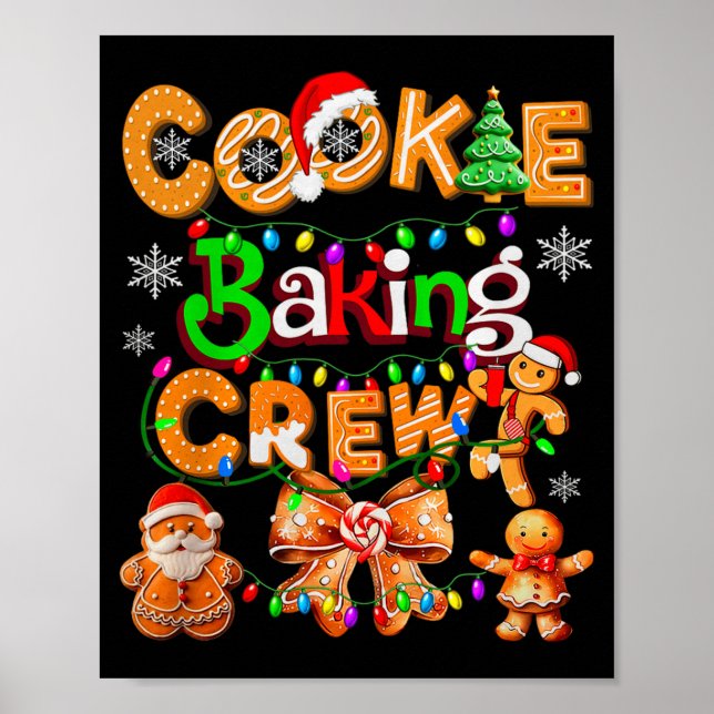 Poster Equipe de Assar Biscoitos Coqueteleira de Culinári (Frente)