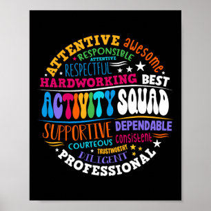 Poster Equipe de Atividade Profissionais da Equipe Instan