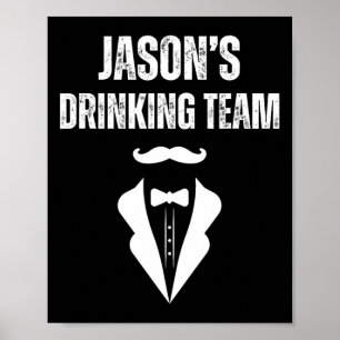 Poster Equipe de Bebedores do Jason - Equipe de Despedida