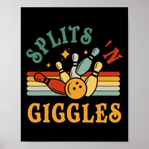 Poster Equipe de Boliche Divertidos Splits e Risadas Home