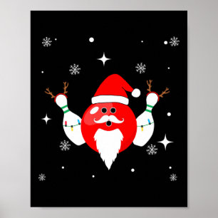 Poster Equipe De Boliches De Boliches De Natal No Ho