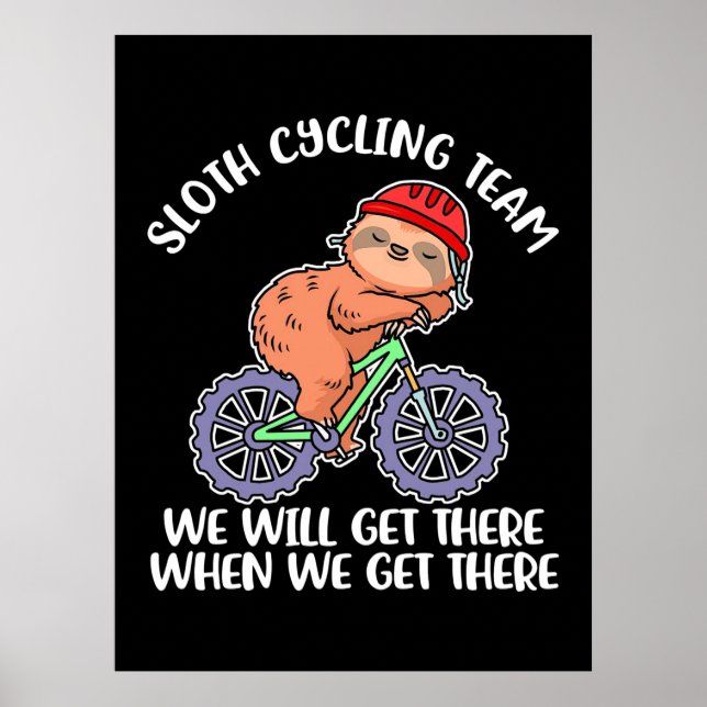 Poster Equipe de ciclismo de lama (Frente)
