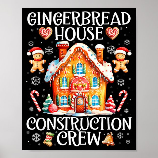 Poster Equipe de Construção de Casa de Gingerbread Assand (Frente)