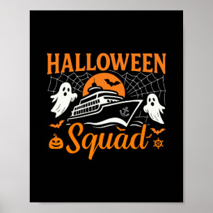 Poster Equipe de Cruzeiro de Halloween 2025 Família Tripu