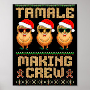 Poster Equipe de Fabricação de Tamales Temporada de Tamal