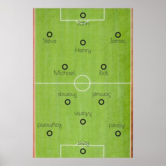 Poster Equipe de futebol (Frente)