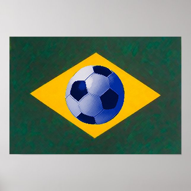 Poster Equipe de futebol brasileira (Frente)