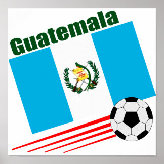 Póster Equipe de futebol da Guatemala
