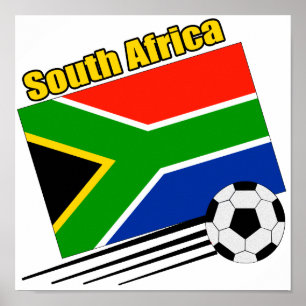 Póster Equipe de futebol de África do Sul
