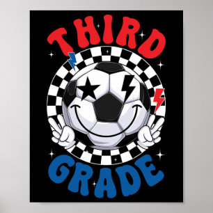 Poster Equipe de futebol de terceiro ano fabuloso primeir