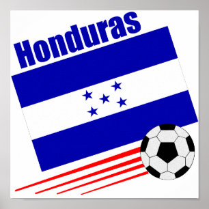 Póster Equipe de futebol do Honduran
