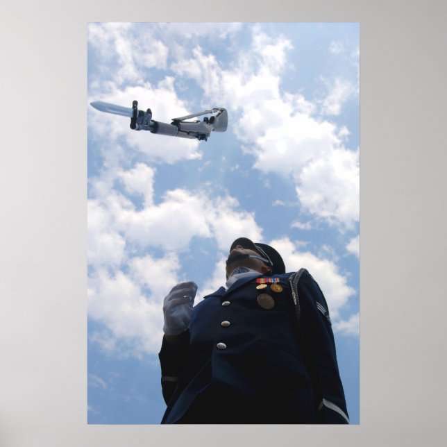 Poster Equipe de Guarda de Honra da Força Aérea (Frente)