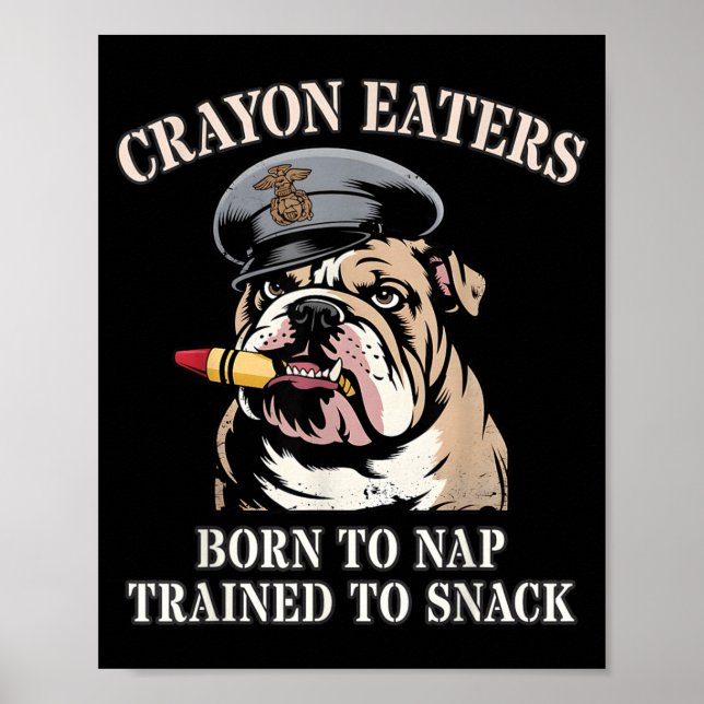 Poster Equipe de Lanche Nascidos para Dormir Comedores de (Frente)