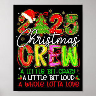 Poster Equipe de Natal 2025 Um Pouco Louca Pirada de Pija