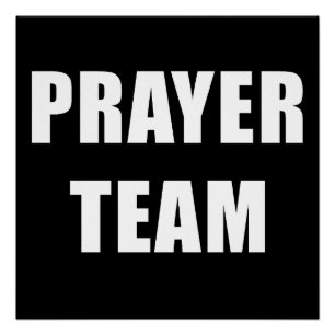 Póster Equipe de Oração - Funcionarios do Ministério Cris