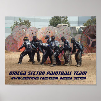 PÓSTER EQUIPE DE PAINTBALL DO SETOR OMEGA