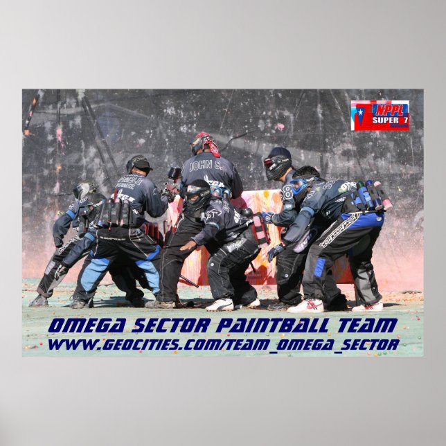 POSTER EQUIPE DE PAINTBALL DO SETOR OMEGA 2006 (Frente)