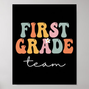 Poster Equipe De Primeiro Grau Retrocede Vintage No Prime