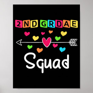 Poster Equipe de Professores de Camisas do segundo do 2º