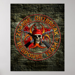 Poster Equipe de Resposta Zombie