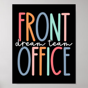 Poster Equipe de Sonho da Secretaria da Escola Frente