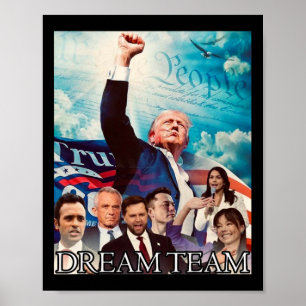 Poster Equipe de Sonhos Trump 2024
