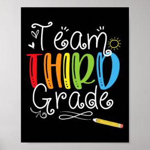 Poster Equipe de Volta às Aulas Terceira Série 3º Profess