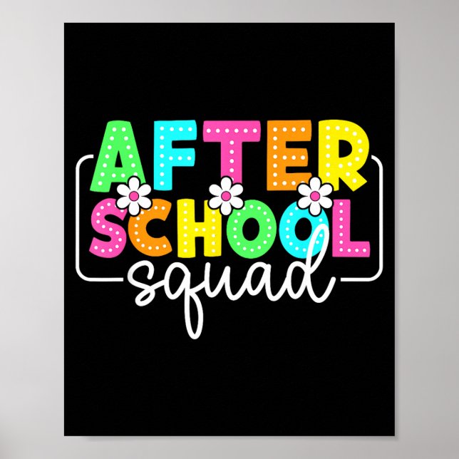 Poster Equipe depois da escola de volta aos professores d (Frente)