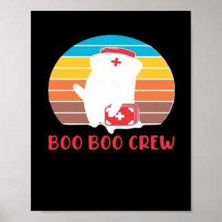 Poster Equipe do Boo Boo Enfermeira Fantasma Divertido Ha