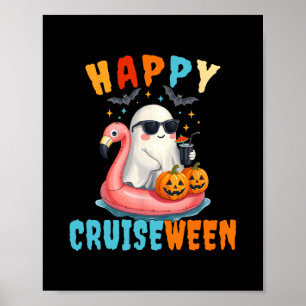 Poster Equipe do Cruzeiro de Halloween Família 2025 Tripu