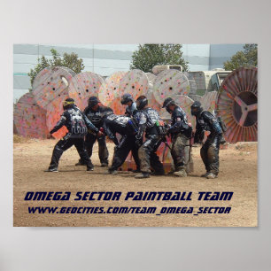 PÓSTER EQUIPE DO PAINTBALL DO SETOR DE OMEGA