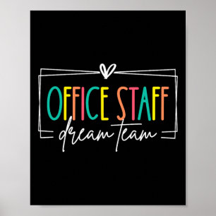 Poster Equipe dos Sonhos da Equipe de Escritório Secretar