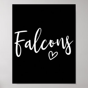 Poster Equipe Esportiva Feminina da Falcons High School F
