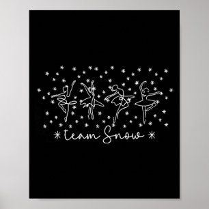 Poster Equipe Feminina Snow Corps Temporada Nutcracker Na