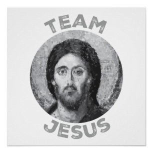 Póster Equipe Jesus: Ícone Pantocrador Cristo