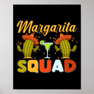 Poster Equipe Margarita Engraçado Cinco De Mayo