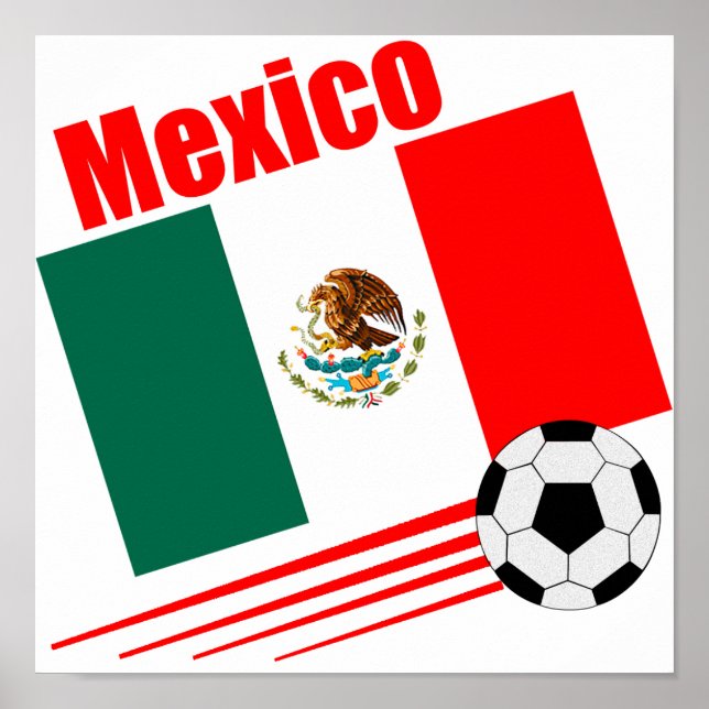 Póster Equipe mexicana de futebol (Frente)