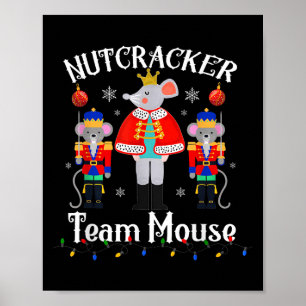 Poster Equipe Mouse Nutcracker Dança de Natal Soldado Eng