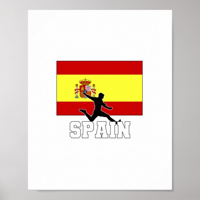 Poster Equipe Nacional de Futebol espanha (Frente)