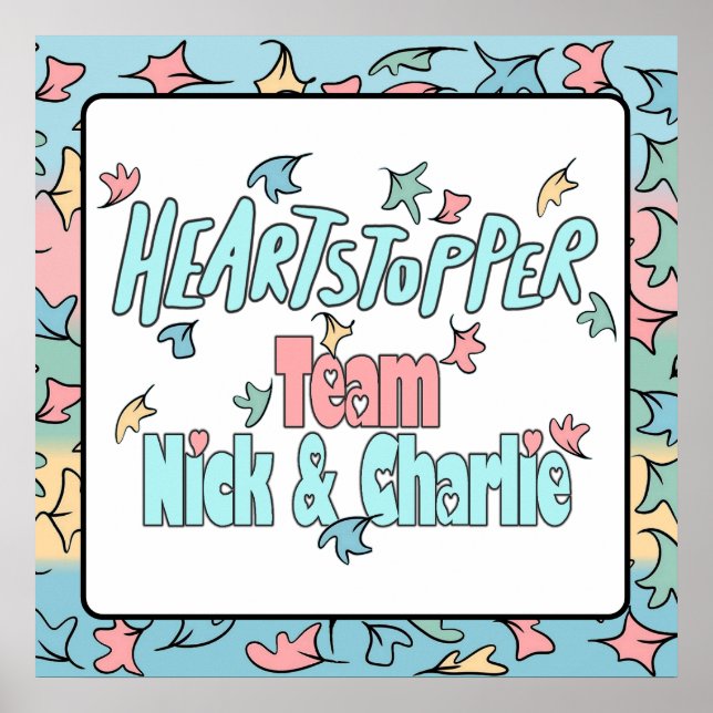 Poster Equipe Nick E Charlie White (Frente)