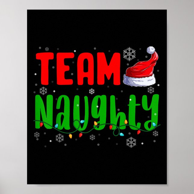 Poster Equipe Noel Hat, bacana, Feliz Natal Matchi (Frente)