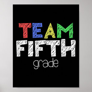 Poster Equipe Quinta Série 5ª Série Byck To School