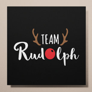Poster Equipe Rudolph Christmas Motif