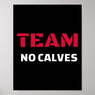 Poster Equipe Sem Vitelos - Presente de Malhação para Con